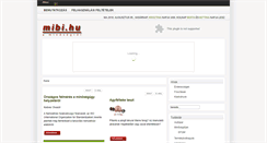 Desktop Screenshot of mibi.hu